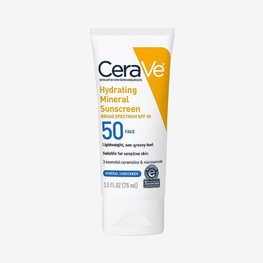 Hydrating Mineral Sunscreen SPF 50 Face Lotion