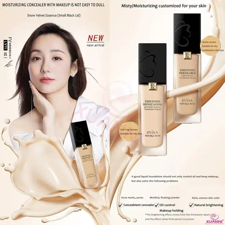FV Edelweiss Permeable Light Essence Liquid Foundation