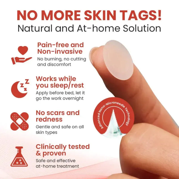 Derma Smooth Skin Tag Removal Patch | BUY ONE GET ONE FREE