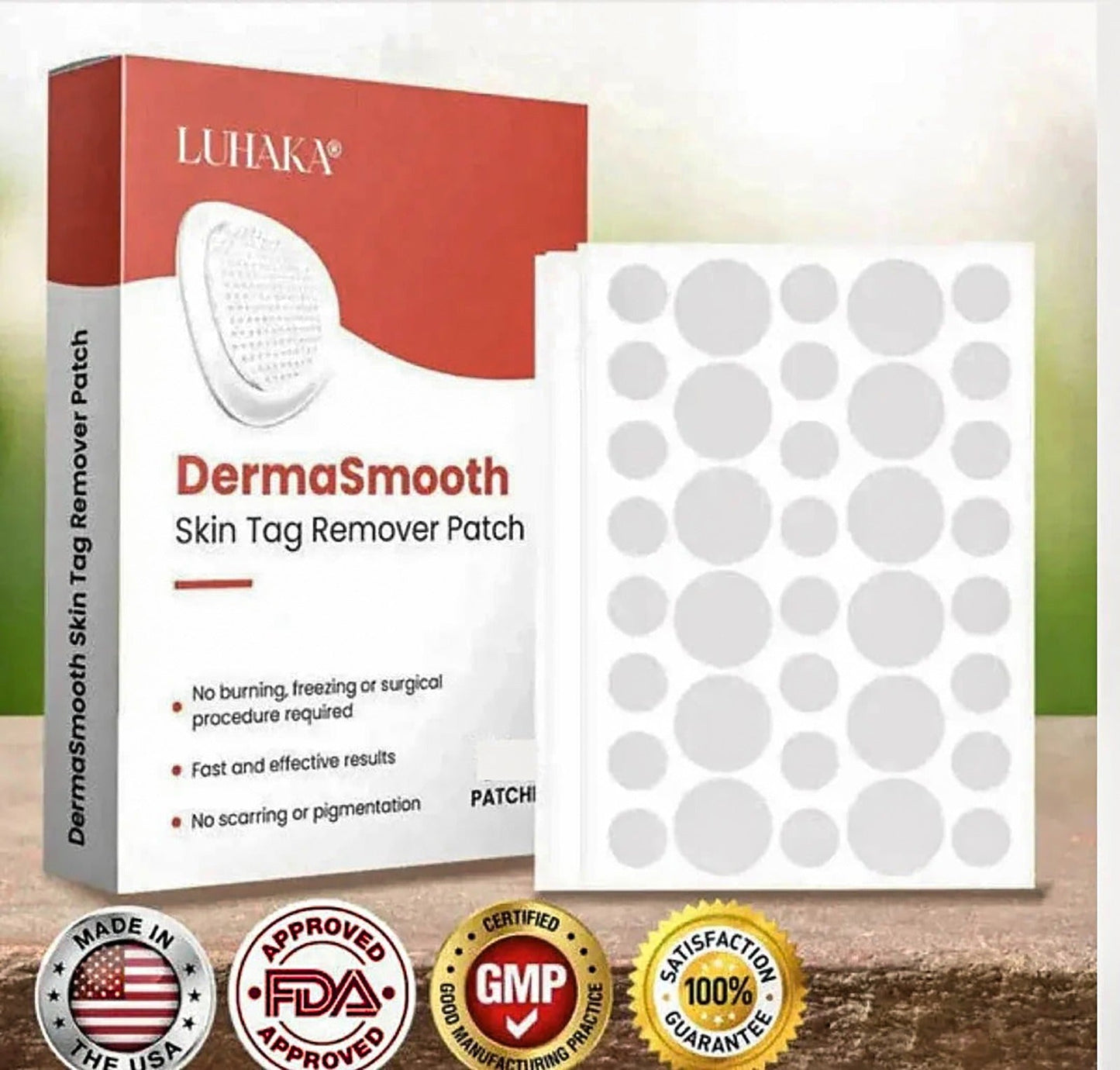 Derma Smooth Skin Tag Removal Patch | BUY ONE GET ONE FREE