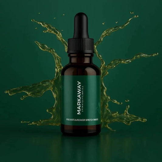 Markaway Stretch Mark Serum – Herbal Formula For Hydration, Toning & Dark Spot Correction (30ml)